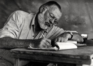 Hemingway Writing